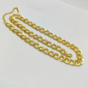 ALTIN KAPLAMALI UZAY YOLU KOLYE