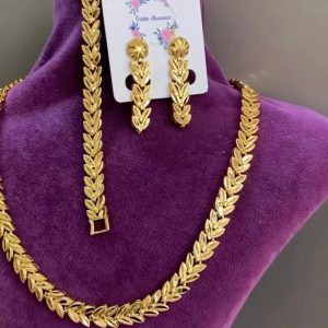 Başak Model Set ( kolye, küpe ve bileklik )